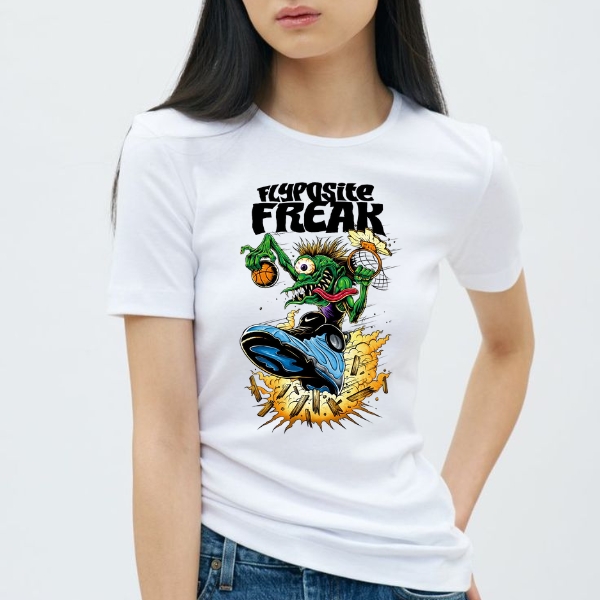 Fly Posite Freak Printed T-Shirt for Women