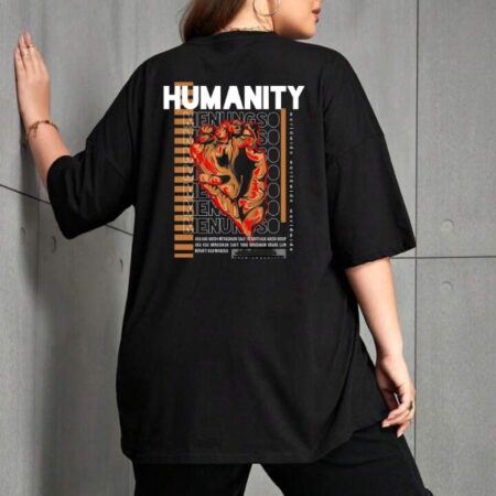Humanity Printed T-Shirt for Women
