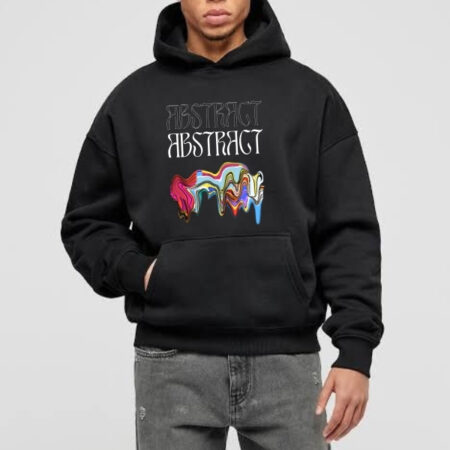 ABSTRACT Printed Hoodie for Men