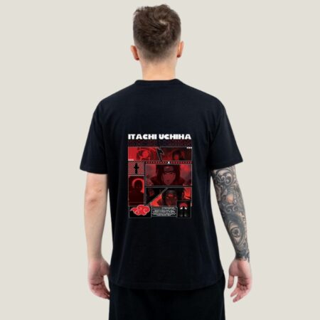 Itachi Uchiha Printed T-Shirt – Unleash the Sharingan