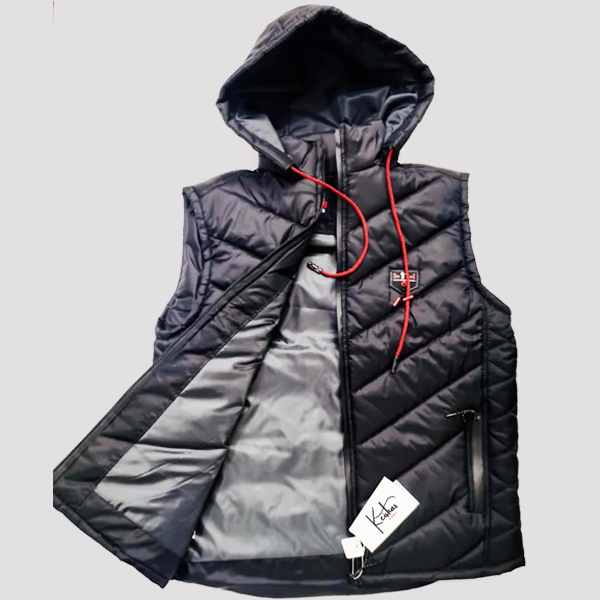 Grey Puffer Jacket - Image 2