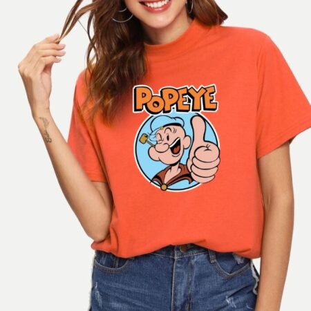 Popeye Printed T-Shirt for Women