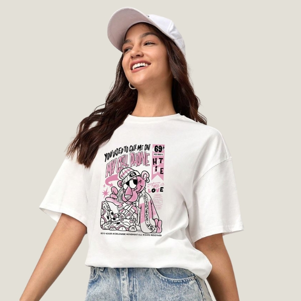 Pink Panther Printed T-Shirt – Classic Cool Meets Modern Style