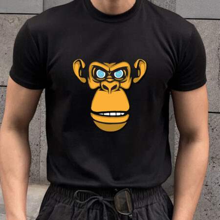 Angry Monkey Face Printed T-Shirt – Show Your Wild Side