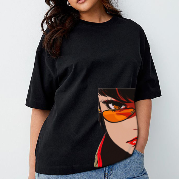 Side Printed T-Shirt for Women – A Fresh Twist on Classic Style