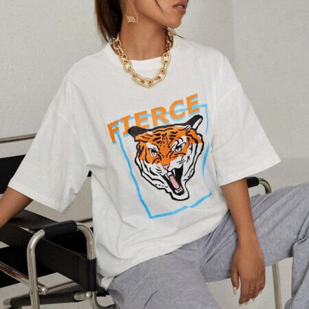 Fierce Printed T-Shirt for Women – Unleash Your Inner Strength