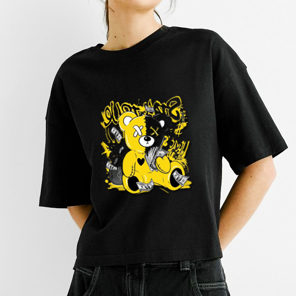 Bear Printed T-Shirt for Women – Embrace Your Wild Side