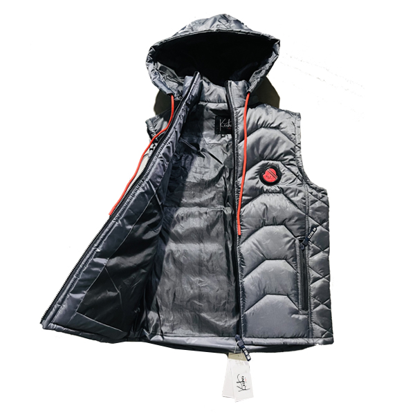 Grey Puffer Jacket - Image 3